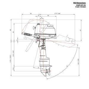 Parsun 4-Stroke 6HP Outboards draings