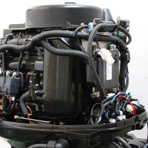 Pasun Engine 4-Stroke 60HP Long (20") Black engine cover off